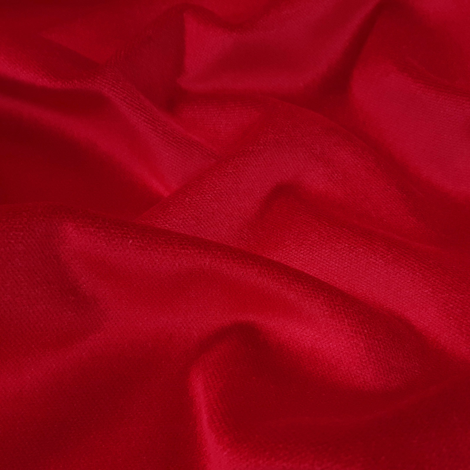 Franz - Cotton Velvet / Stage velvet - Flame retardant - red