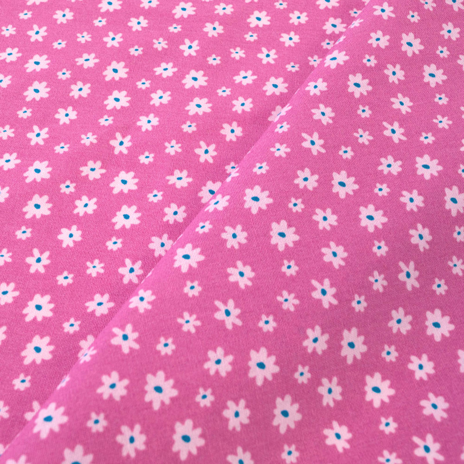 Cotton fabric Fiori - Pink