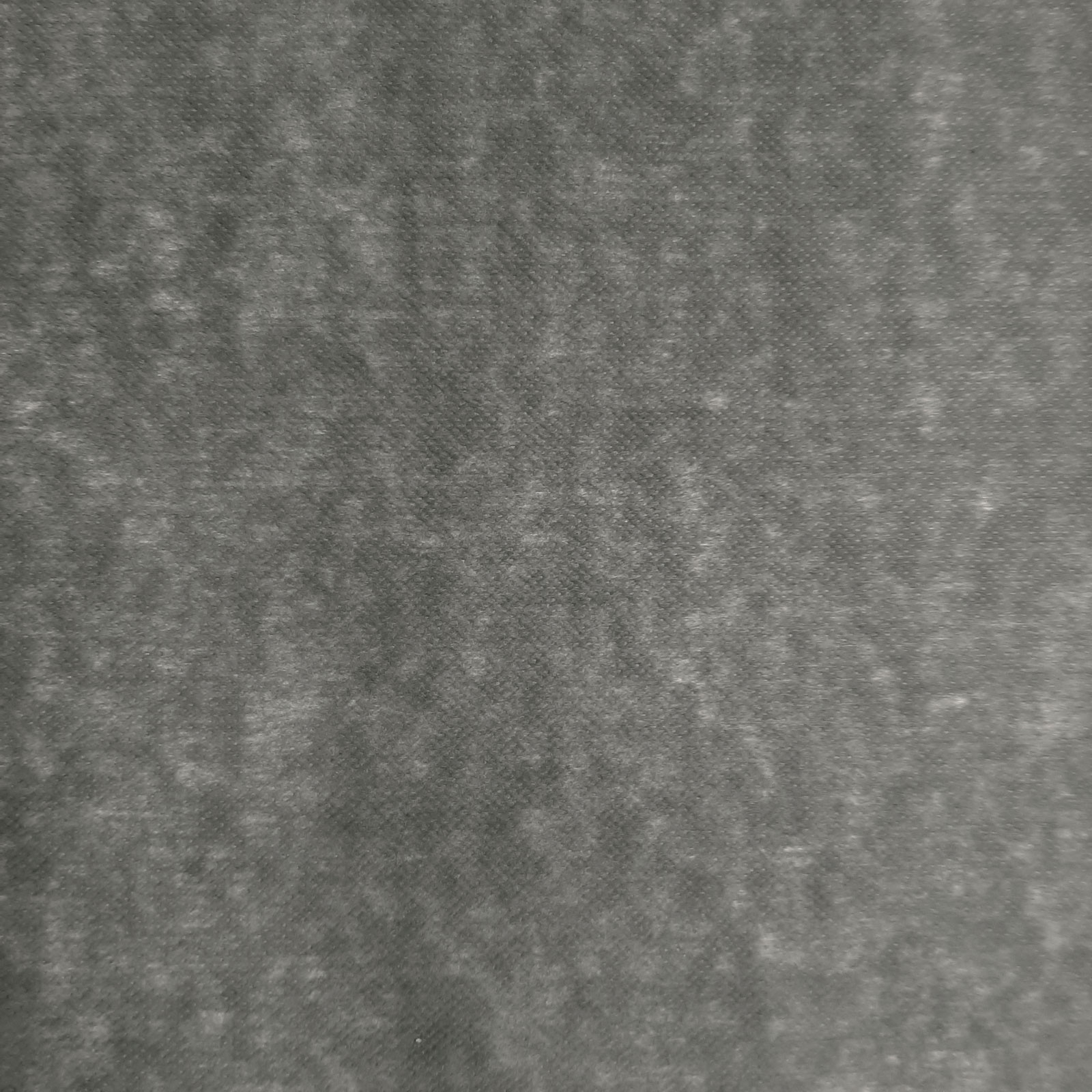Beatrice - Transversely elastic iron-on fleece linen - Dark grey