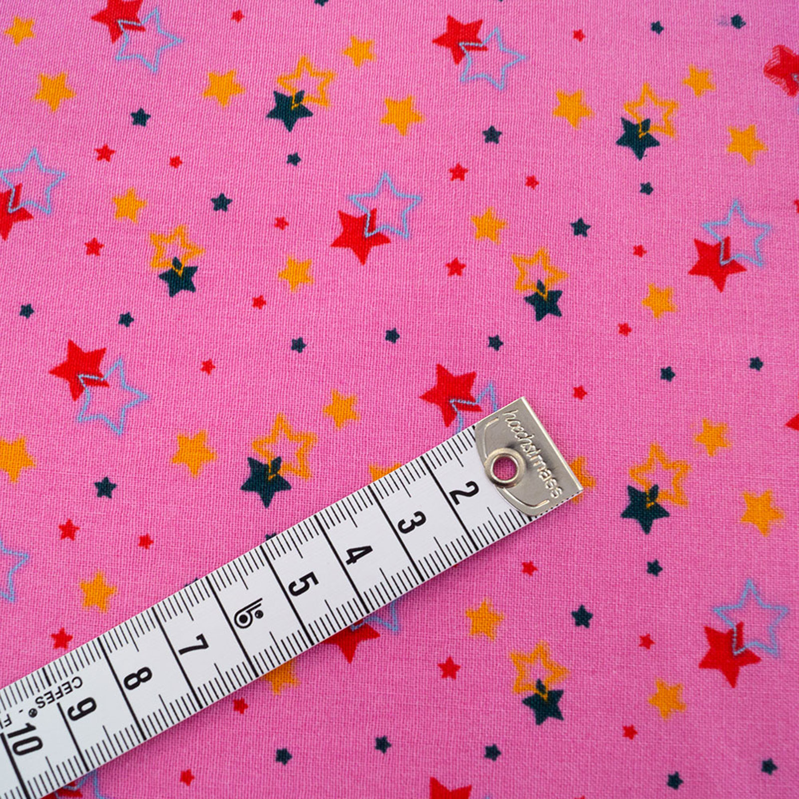 Cotton fabric - Starry sky pink