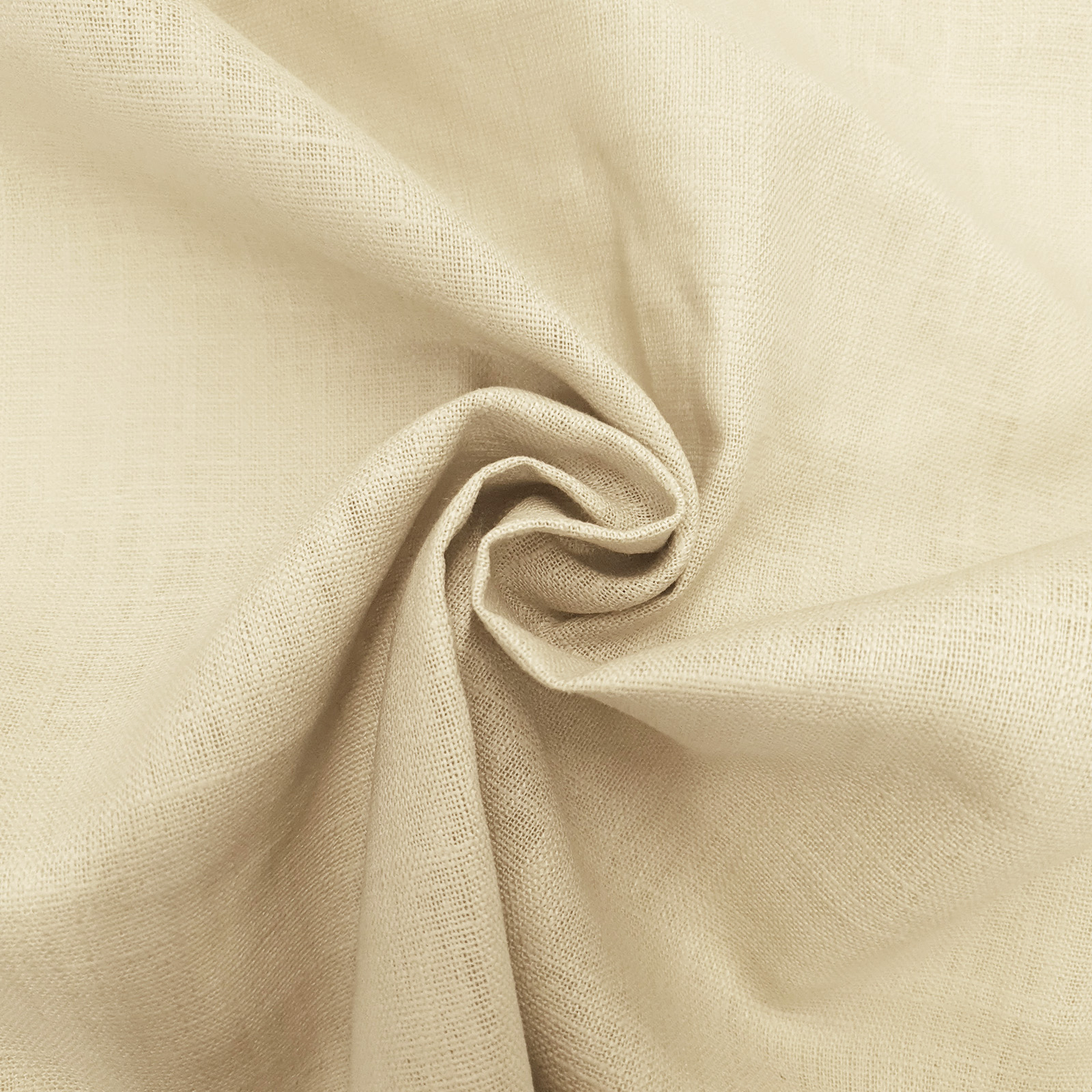Rustico linen fabric - "beige"