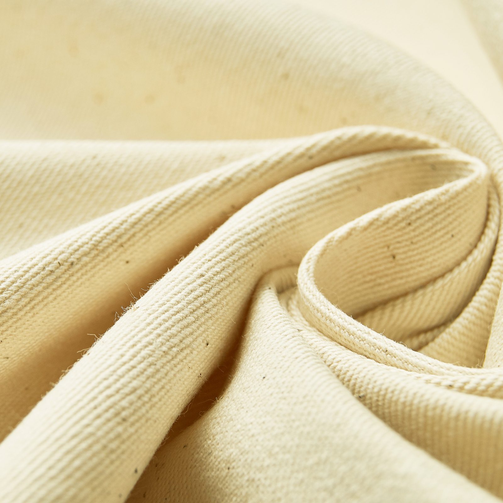 Nordkap Light - robust cotton fabric, twill weave - nature/ecru