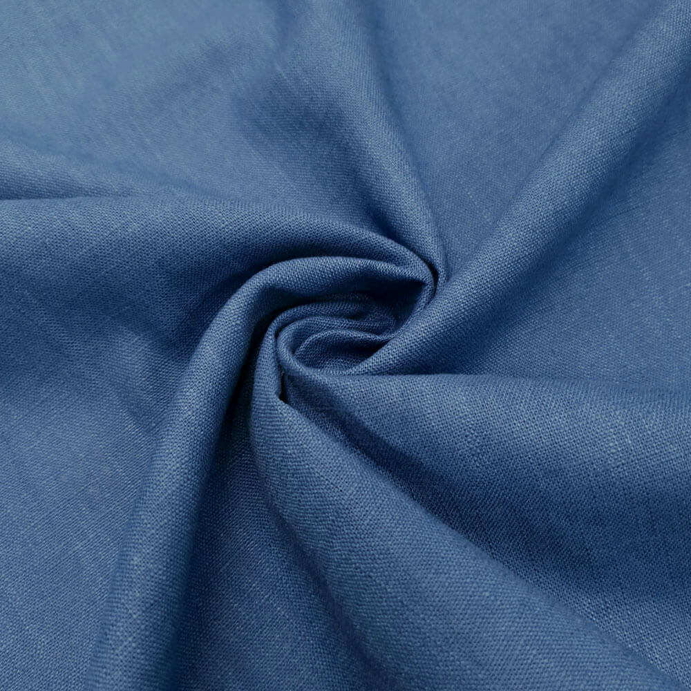 Holmar linen - Mid blue
