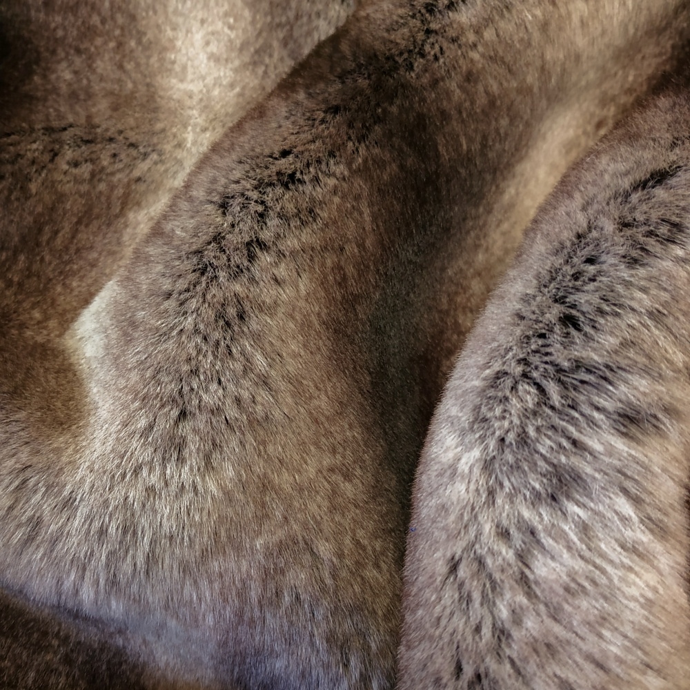 Brown Chinchilla faux-fur - per metre