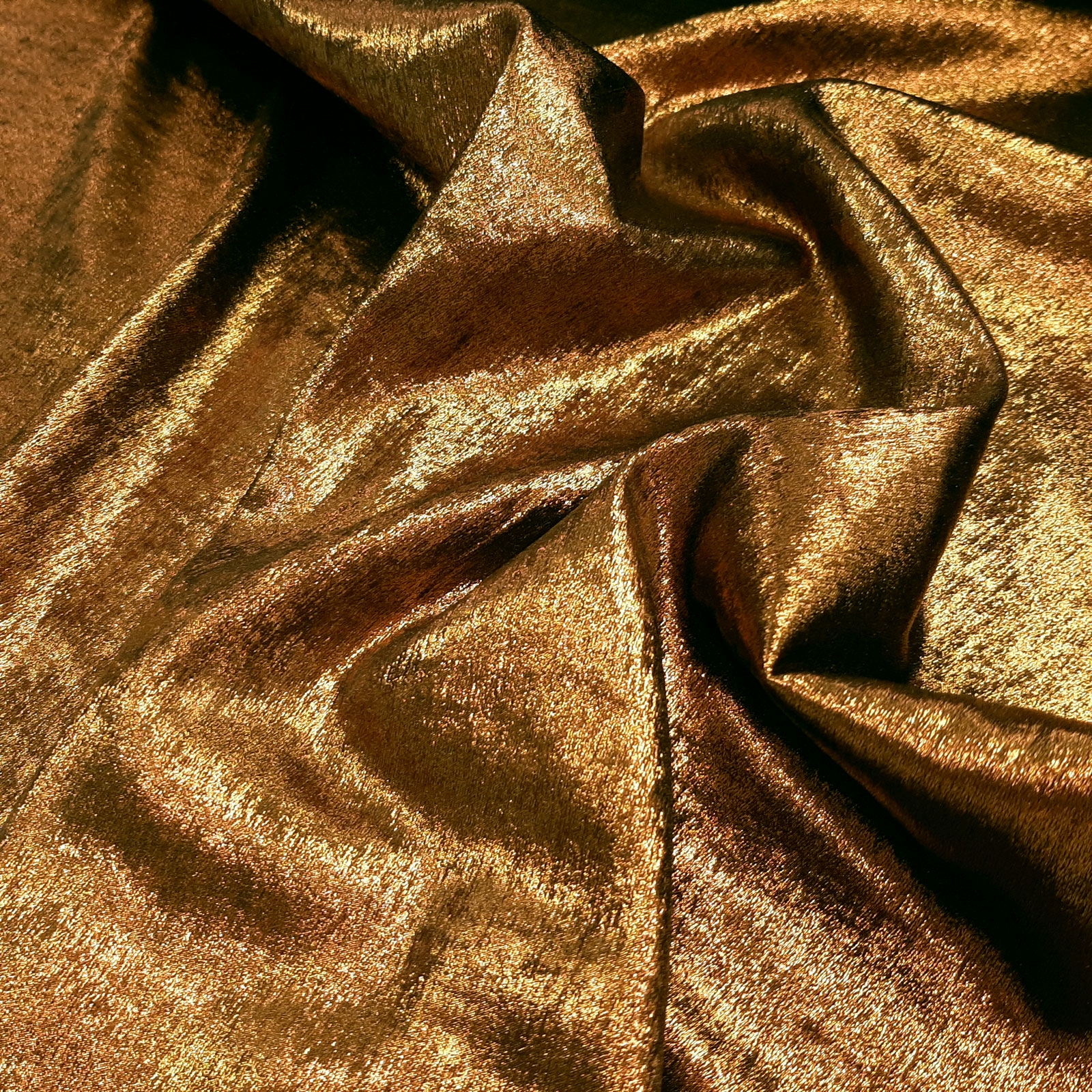 Lurex- Metallic fine fabric - Bronze