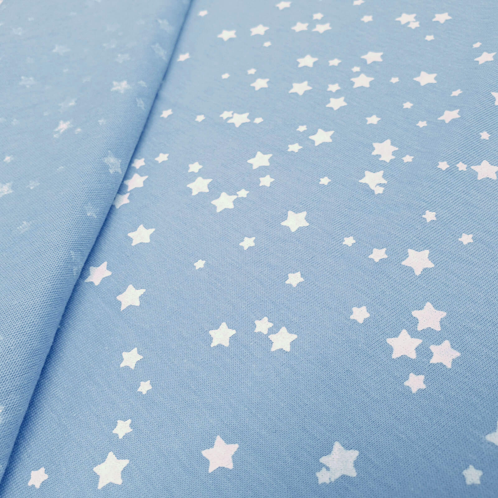 Felo - Cotton jersey with stars - Light blue