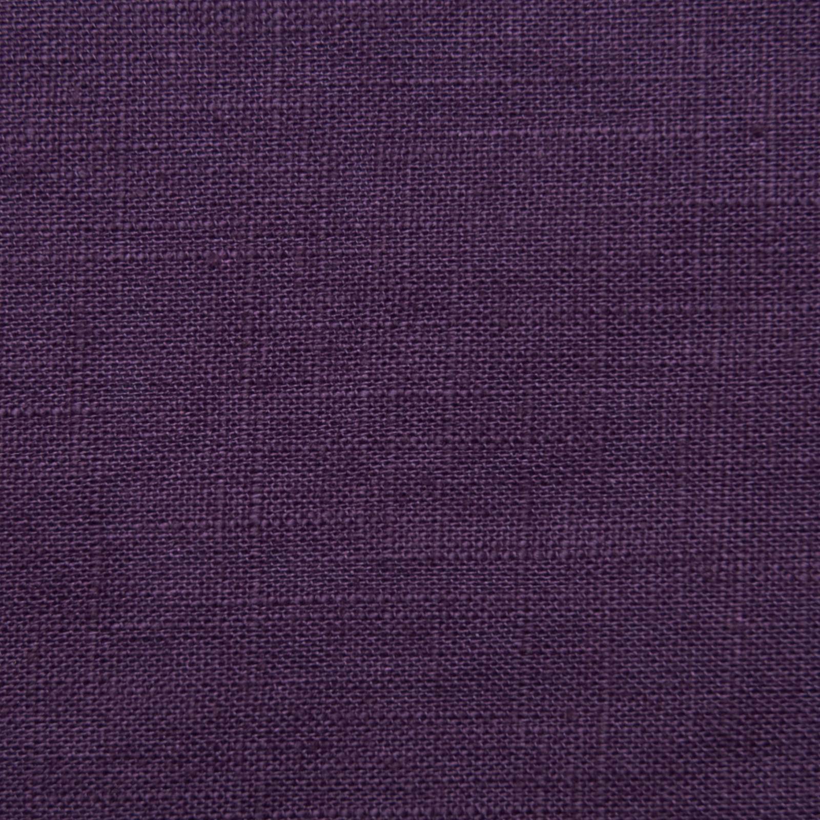 Authentic eco-linen BASIC - dark purple