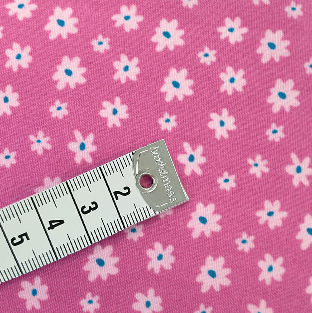 Cotton fabric Fiori - Pink