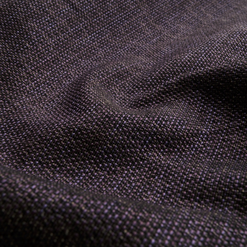 Jara - Structured upholstery fabric - Plum