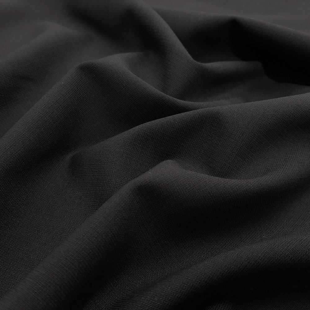 Franny - Trevira wool cloth - black