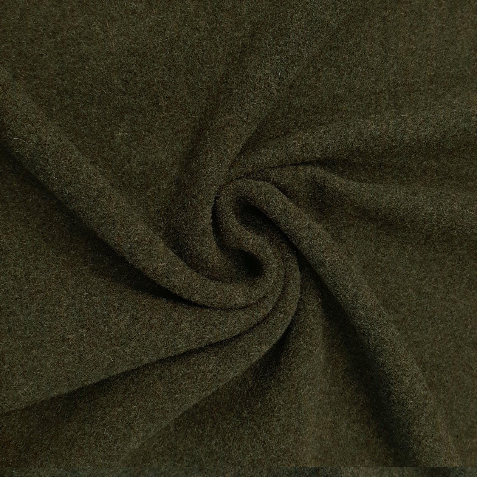 GABY wool fabric - Hunting Green