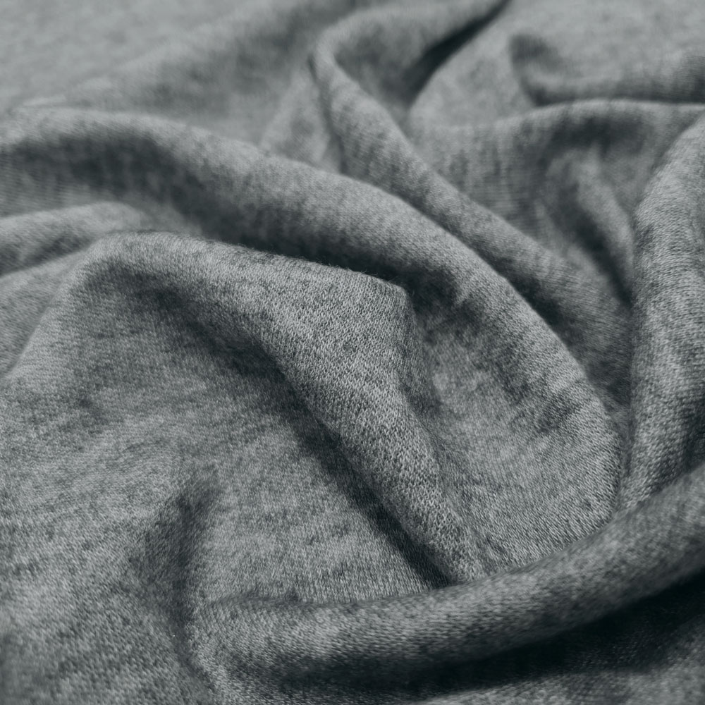 Horia - Merino Wool Jersey - Oversize 162cm - Grey Melange