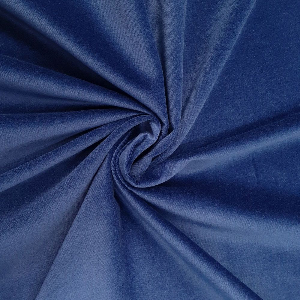 Jewel - cotton velvet - Royal blue