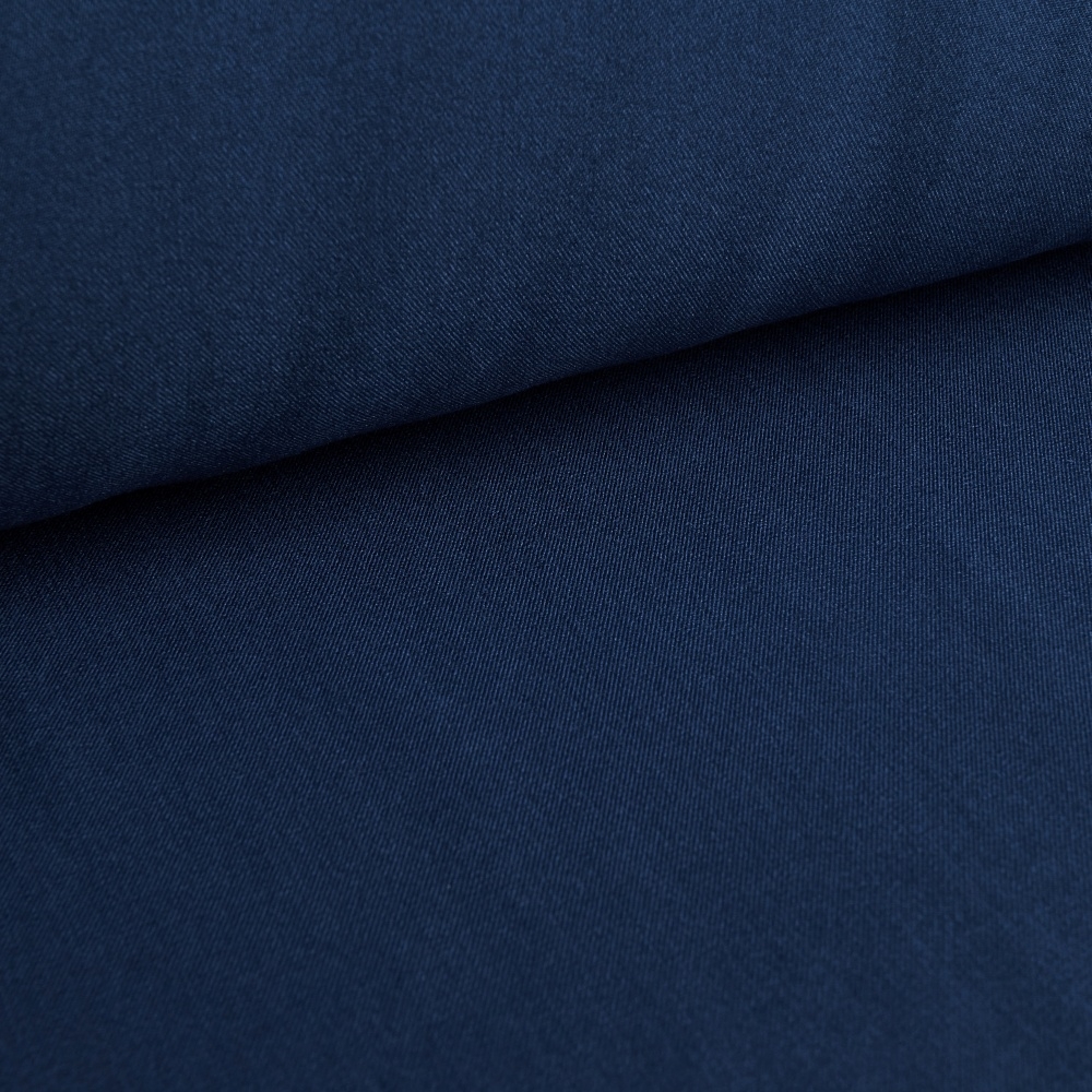 Wool cloth - fine gabardine elastane - Blue
