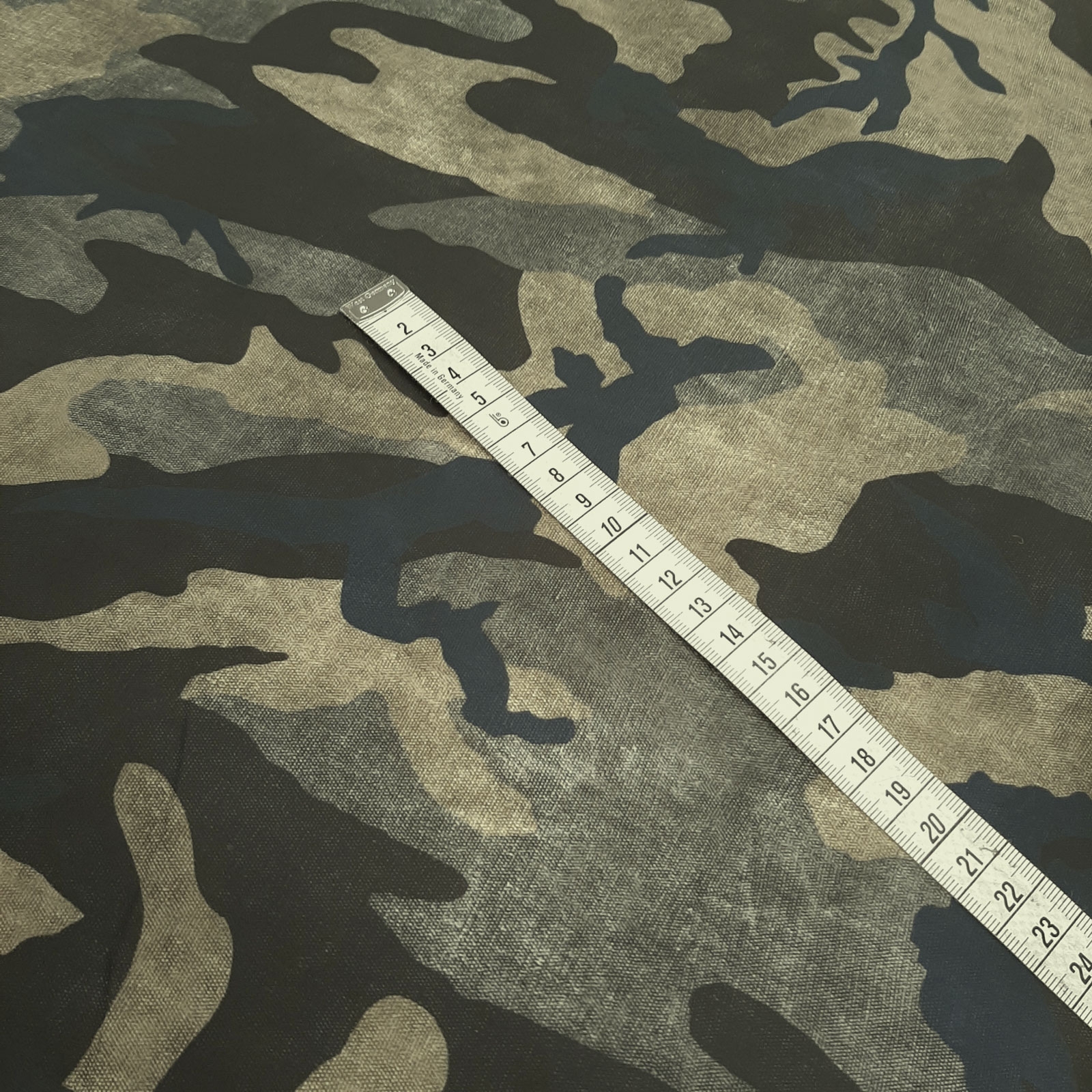 Brix outer fabric laminate with camouflage motif