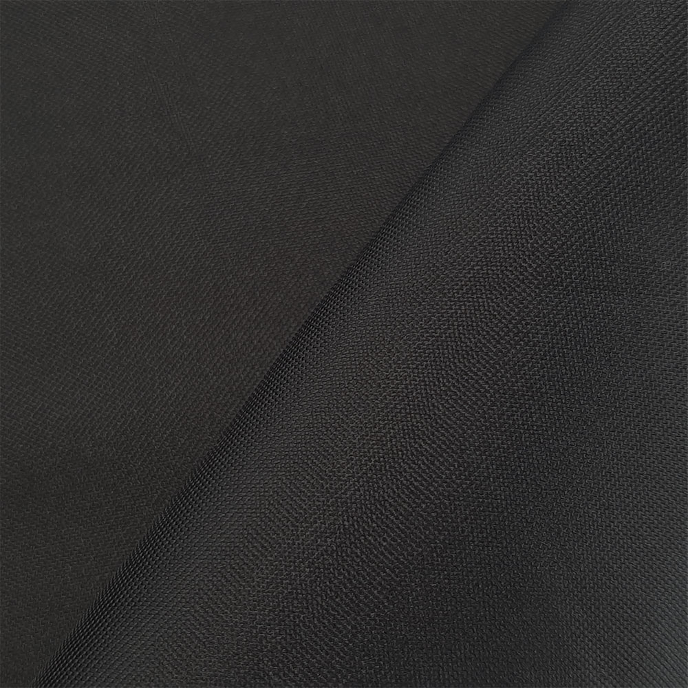 Satin Julie - Elegant apparel fabric - Black
