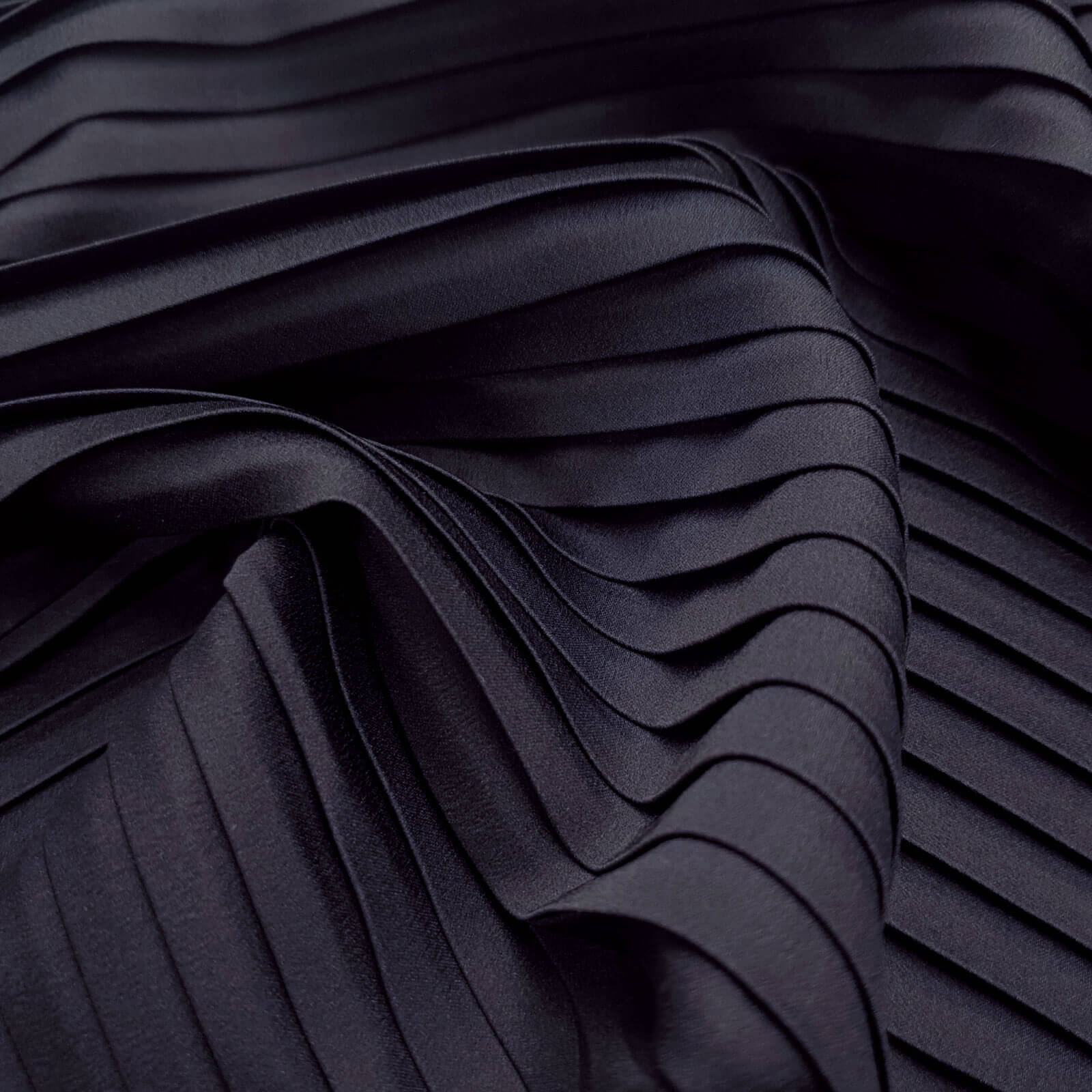 Auri - Pleated woven fabric - Dark blue/purple