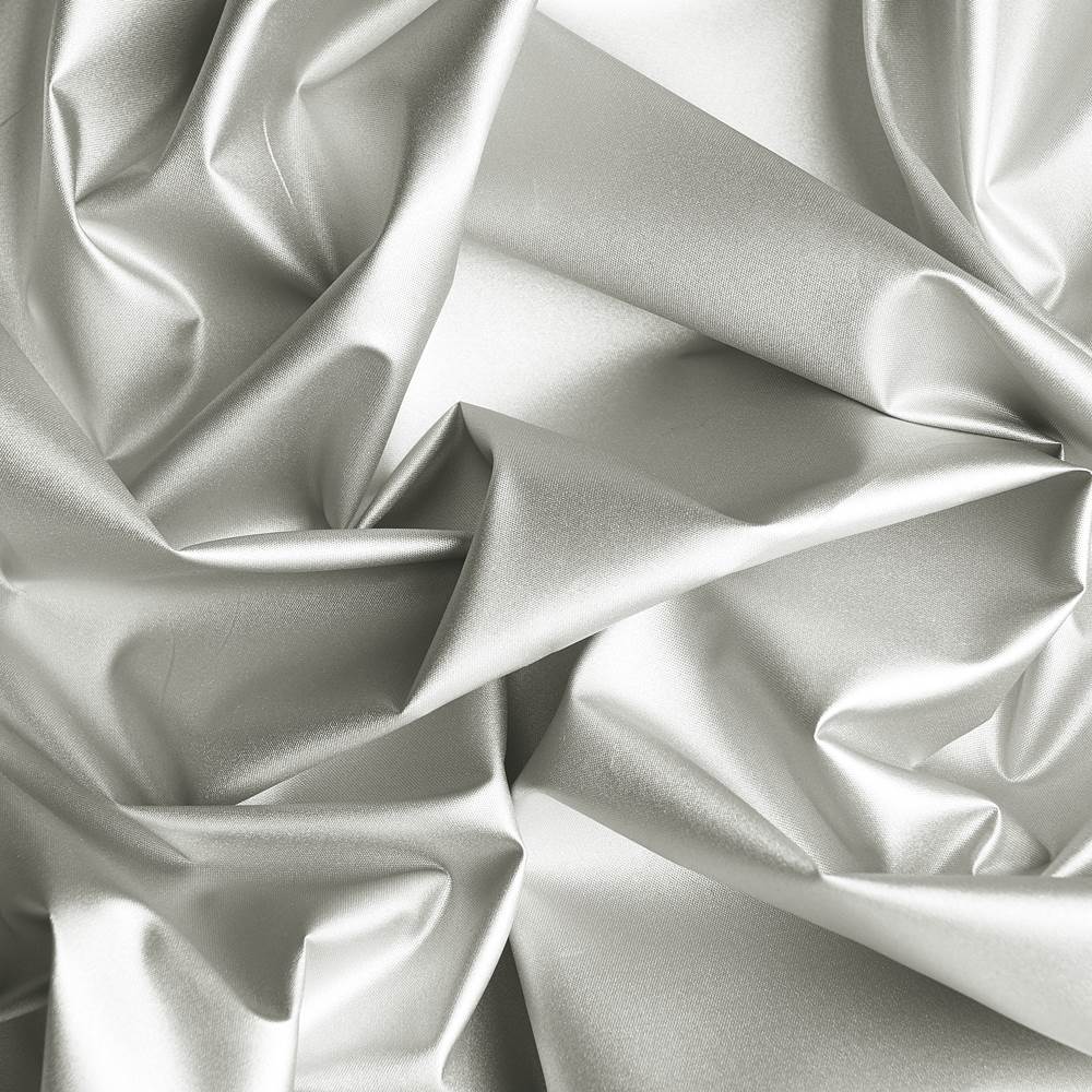 Silbergewebe - aluminium coated fabric