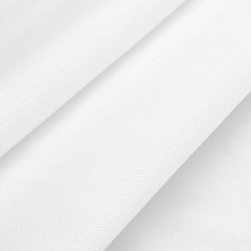 Öko-Tex® cotton twill - white - 62m roll