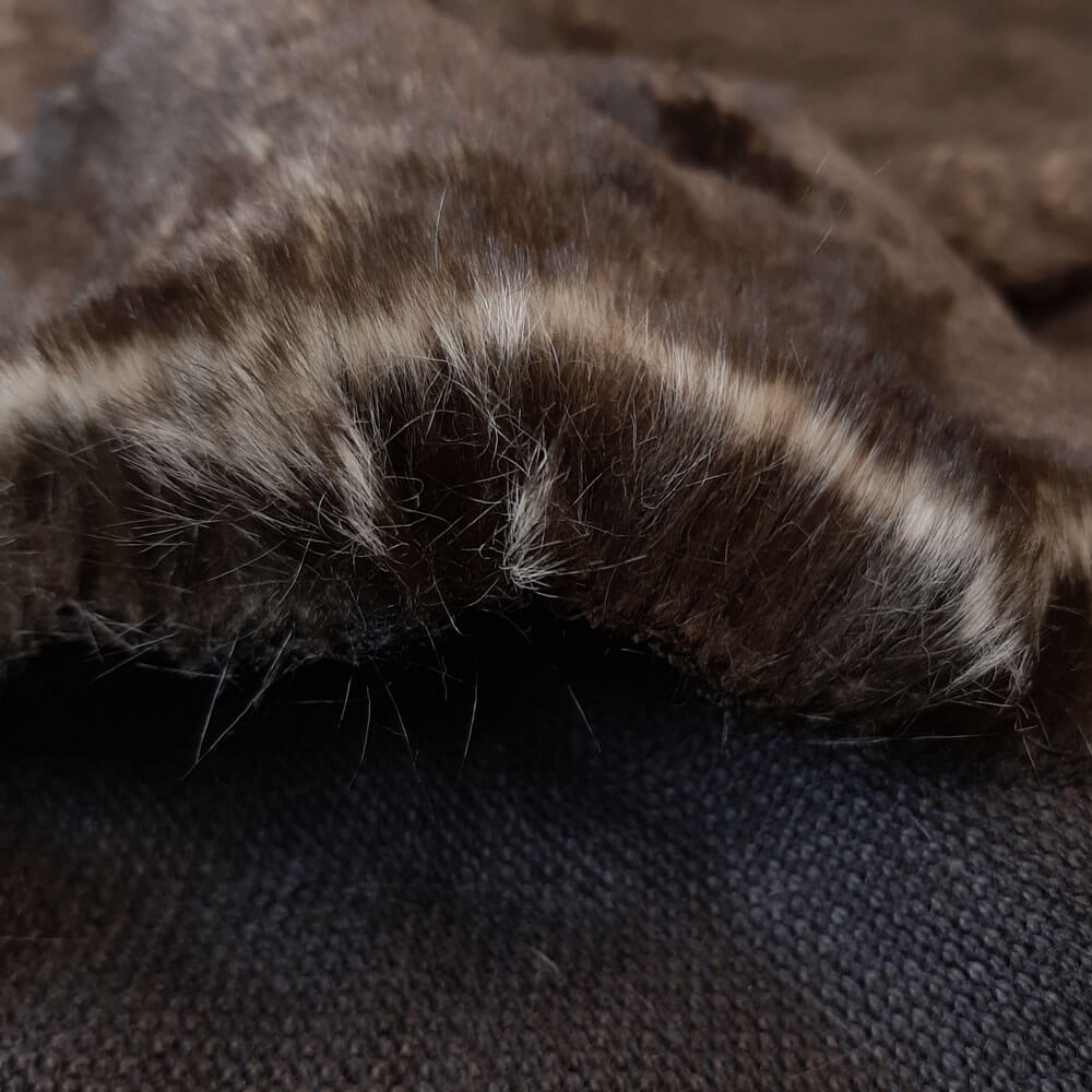 Wombat woven fur - imitation woven fur - per 10 cm