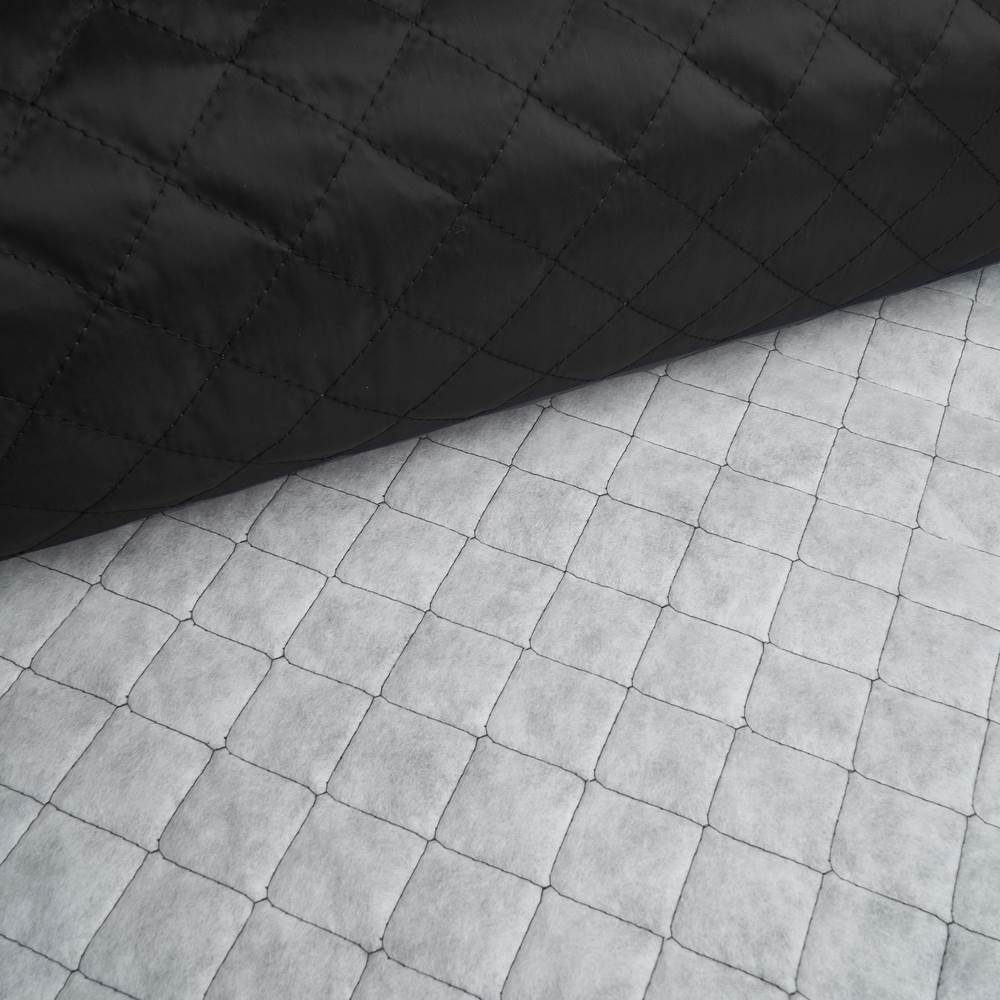 Ross - lining quilt - diamond quilt - black