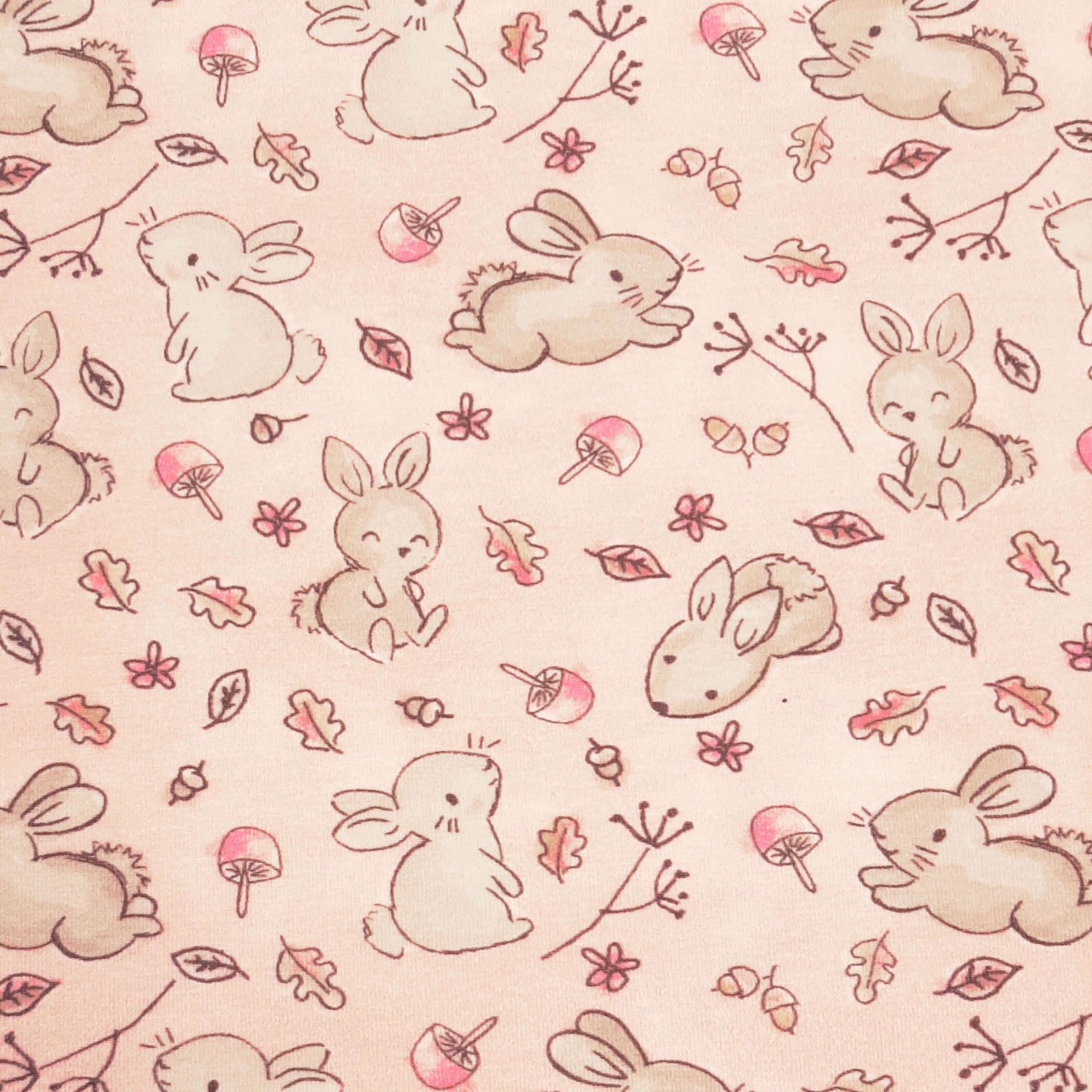 Sweet Bunny - Oeko-Tex® cotton jersey - Rosé