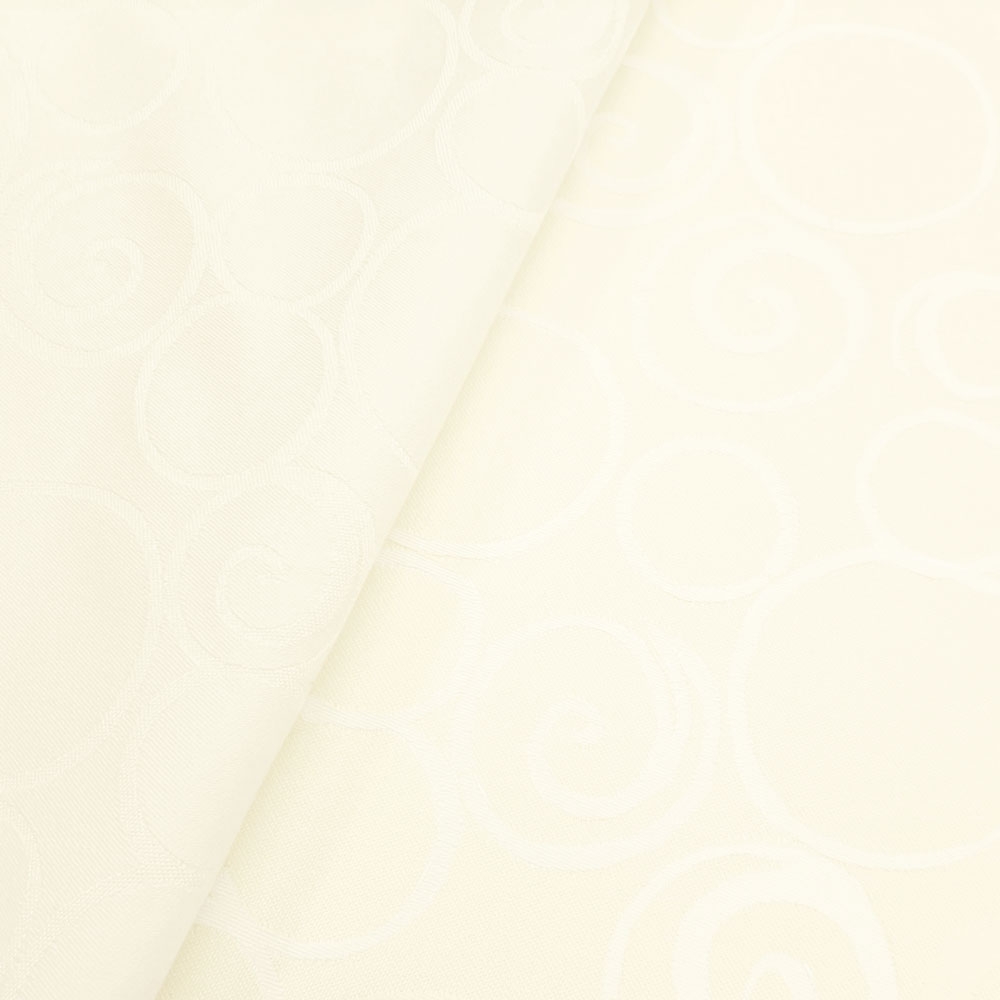 Lucia - Damask with jacquard patterning - Cream-White / Ivory (3956)