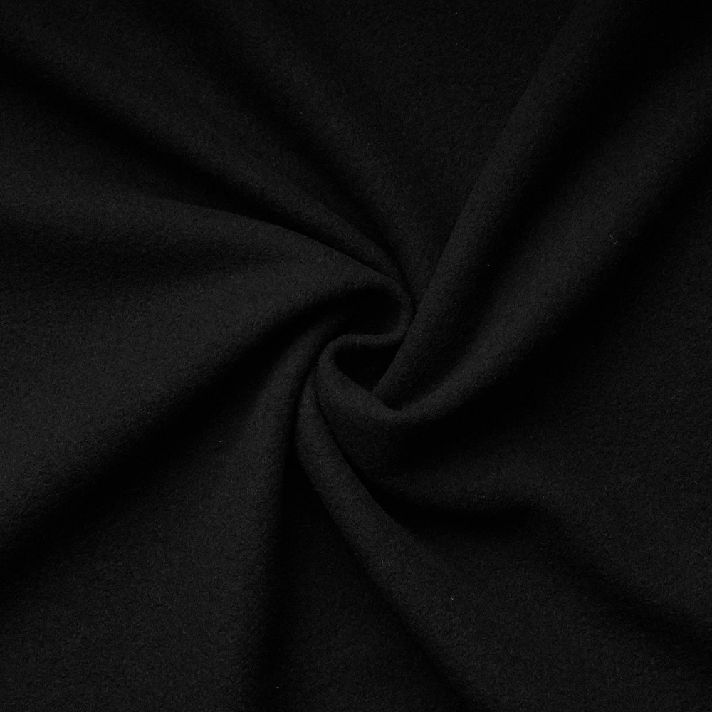 GABY wool fabric - black