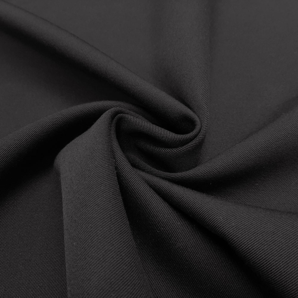 Franceska - Wool cloth - 100% wool - Black