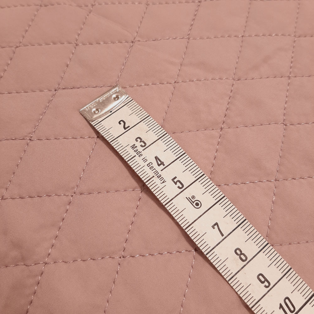 Trine - Outer fabric quilting - Diamond quilting - Dusky Pink