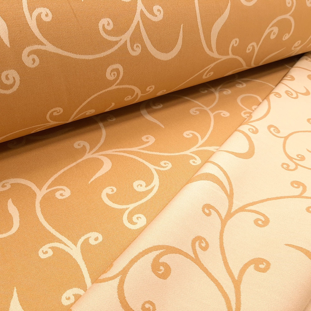 Adlon - Spanish jacquard with tendril pattern-Cappuccino