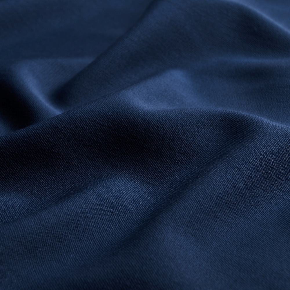 Wool cloth - fine gabardine elastane - Blue