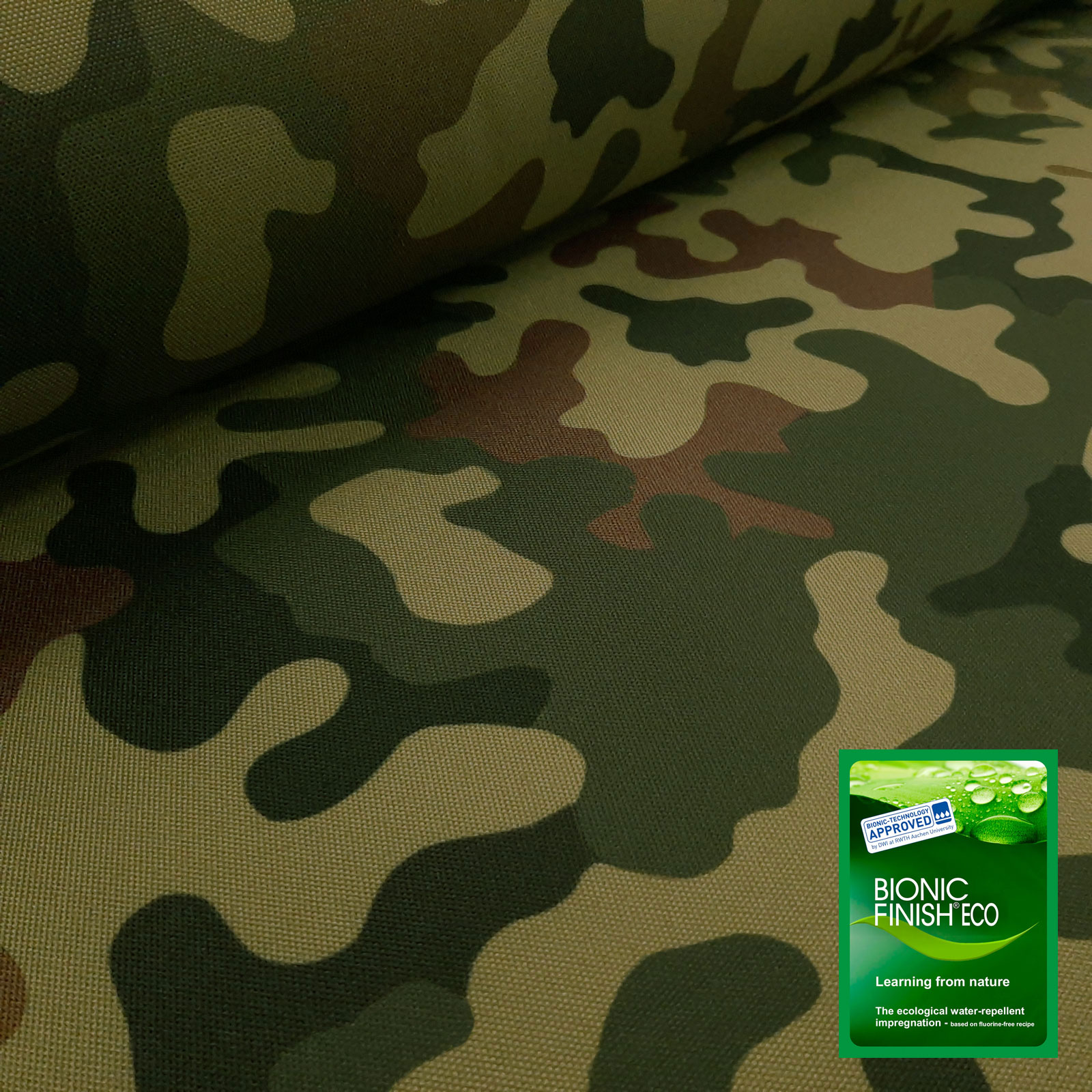 General - Camouflage with BIONIC FINISH® ECO impregnation & PU coating