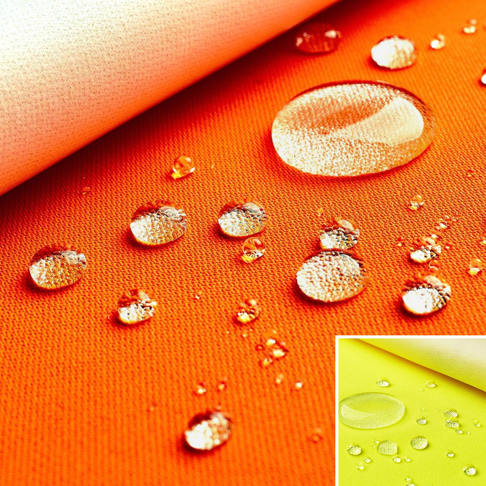 Greta - Outer fabric laminate windproof, waterproof, breathable - neon EN 20471