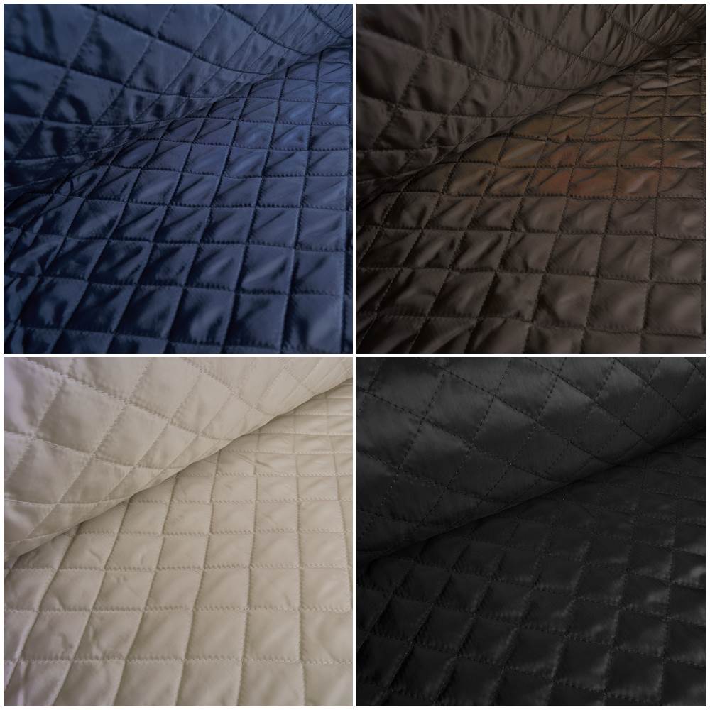 Ross - Quilted fabric with diamond stitching