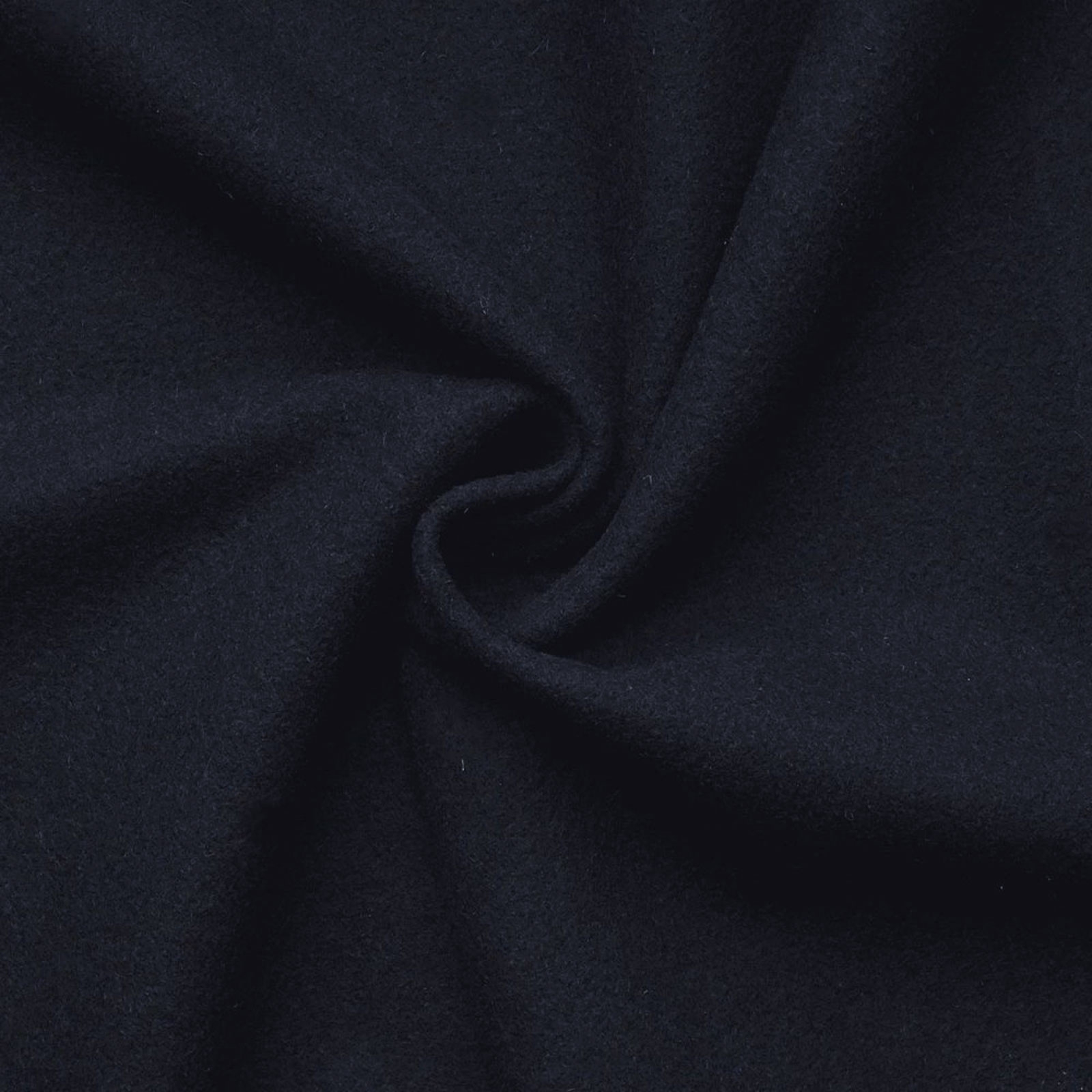 GABY wool fabric - dark navy