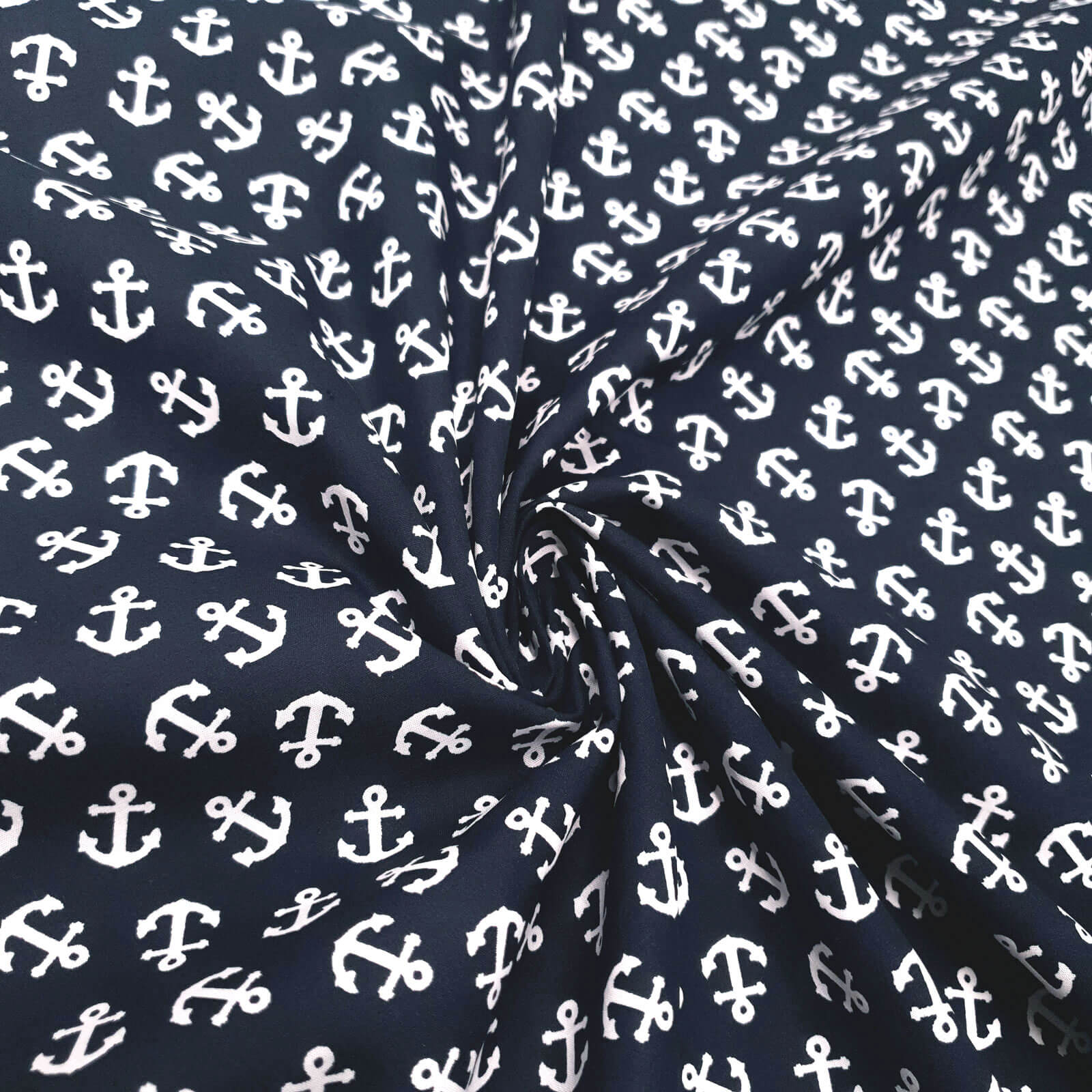 Cotton fabric - Anchor - Marine White