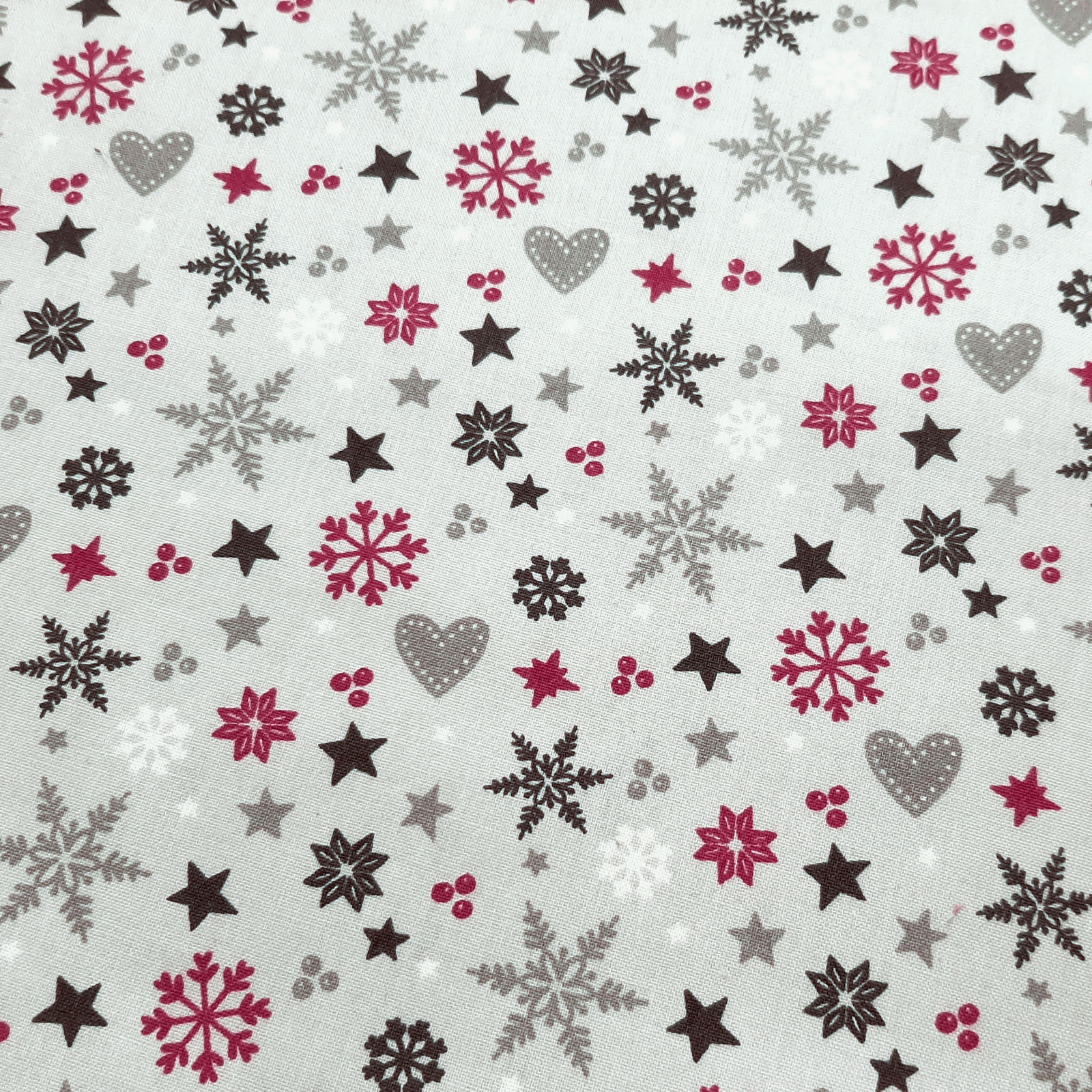 Christmas fabric \"Christmas Time\" - extra width 160cm-Burgundy