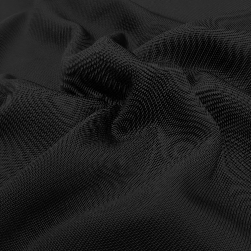 Soan - Cuffs - Tubular fabric - Black - per 10cm