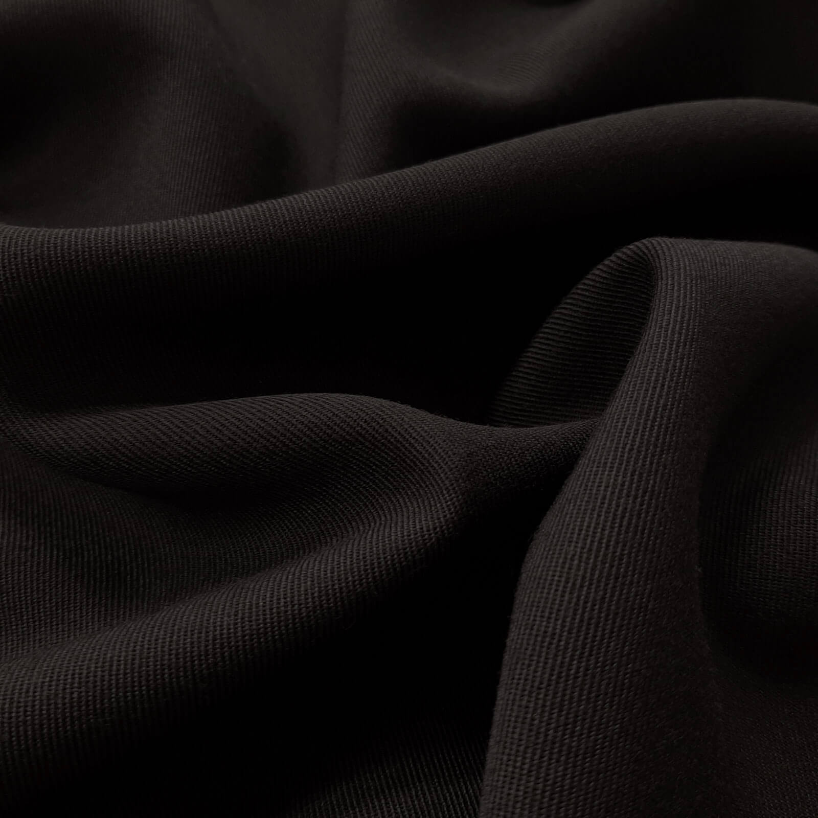 Frisko - 100% Pure New Wool Wool Cloth / Uniform Cloth - Black 