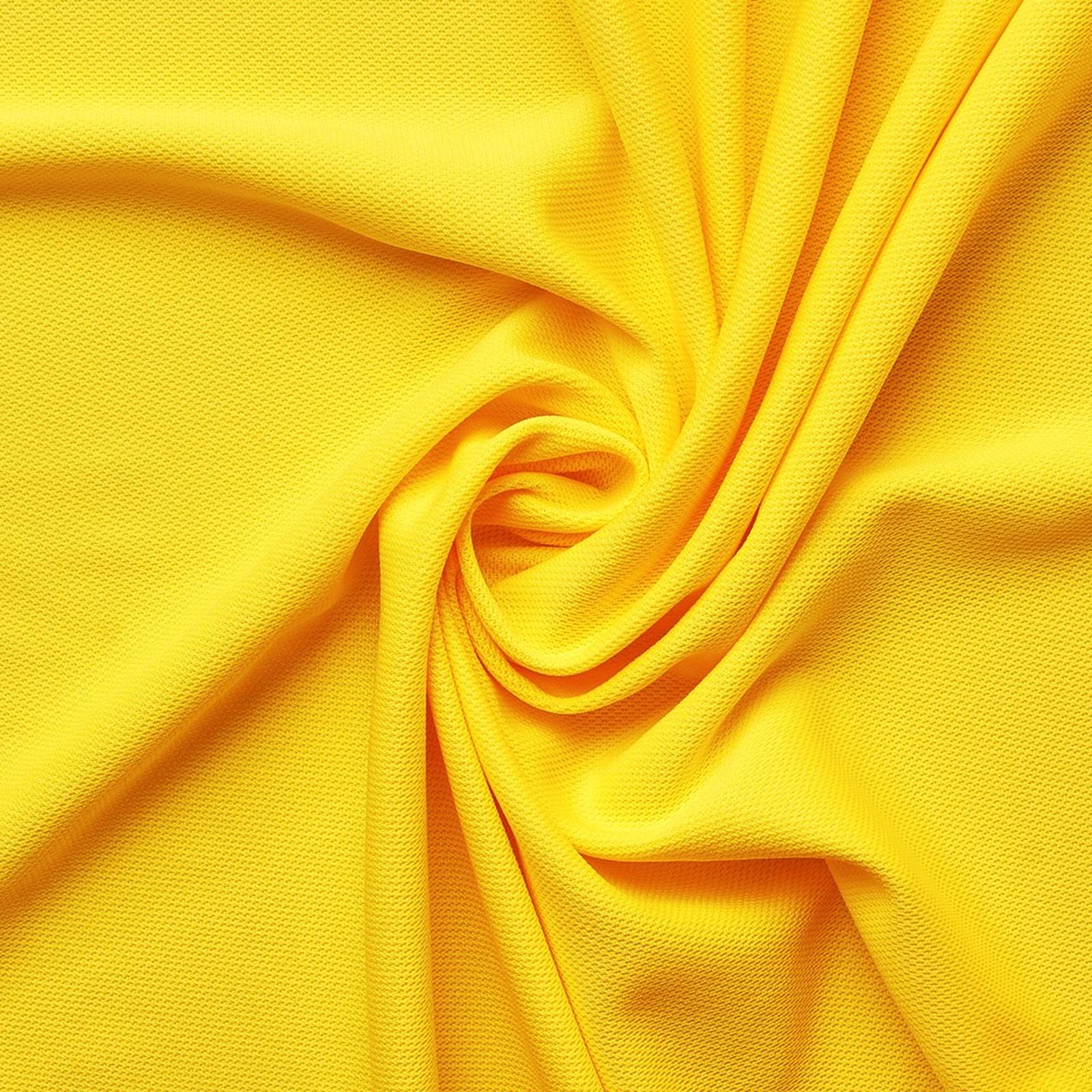 COOLMAX® Light - Functional jersey with fine structure - yellow