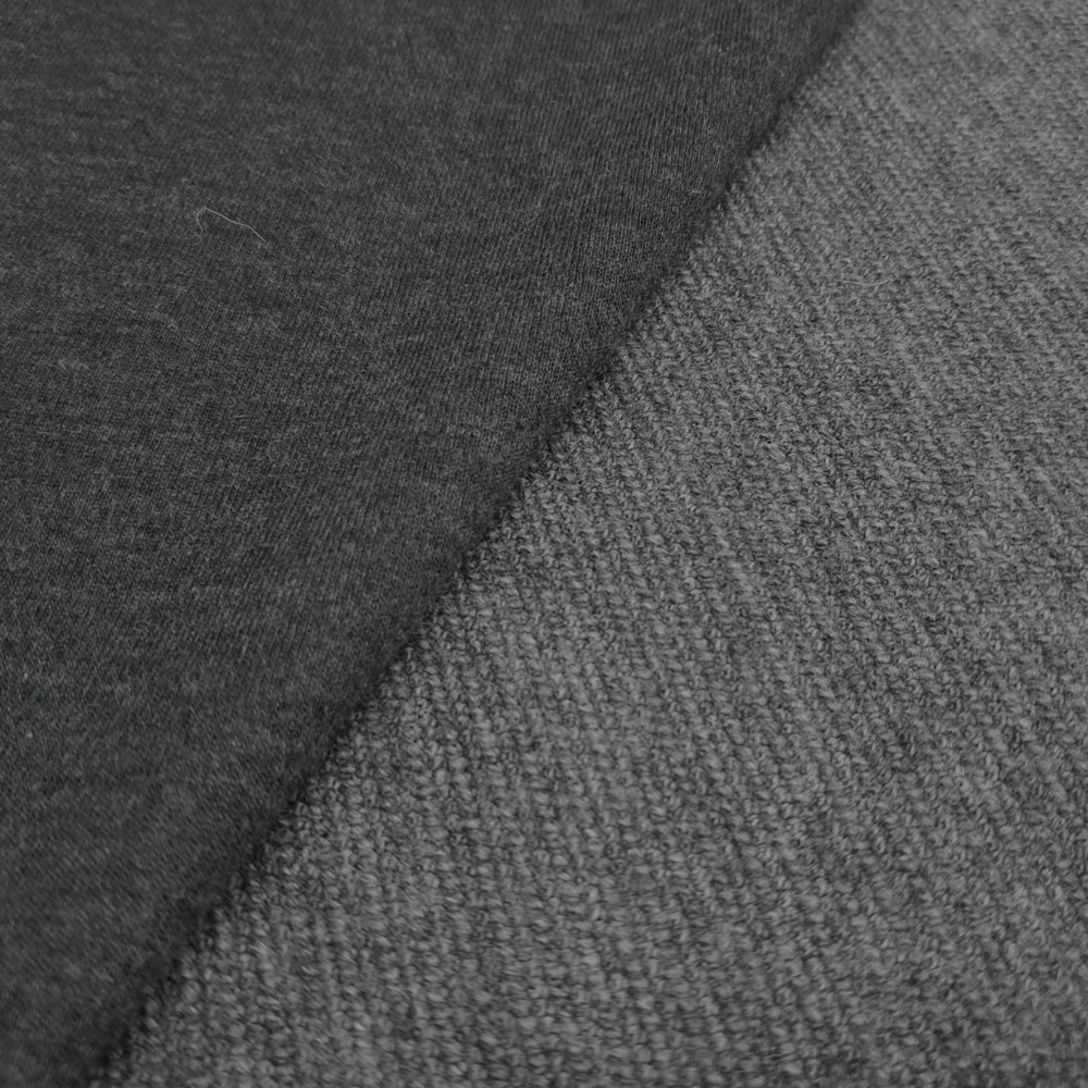 Firas - Double face wool jersey - grey-melange
