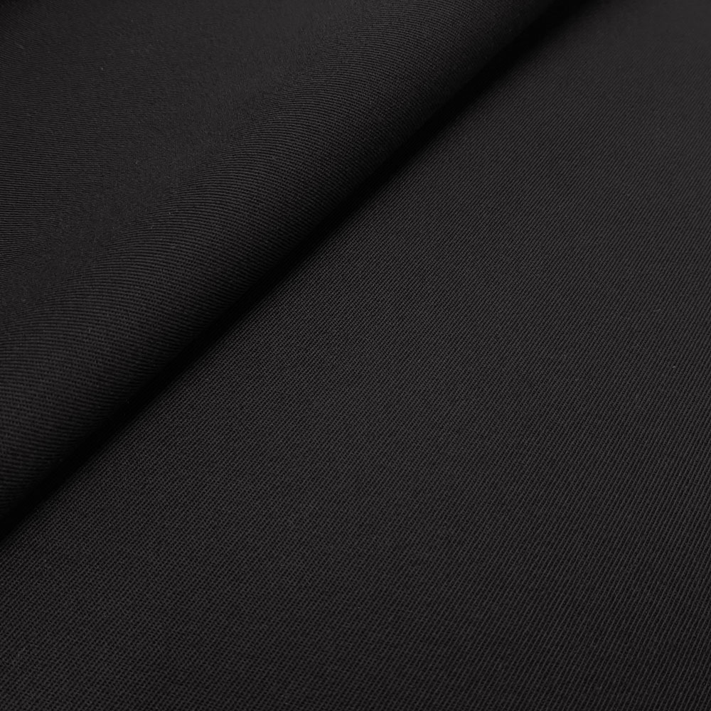Franceska - Wool cloth - 100% wool - Black