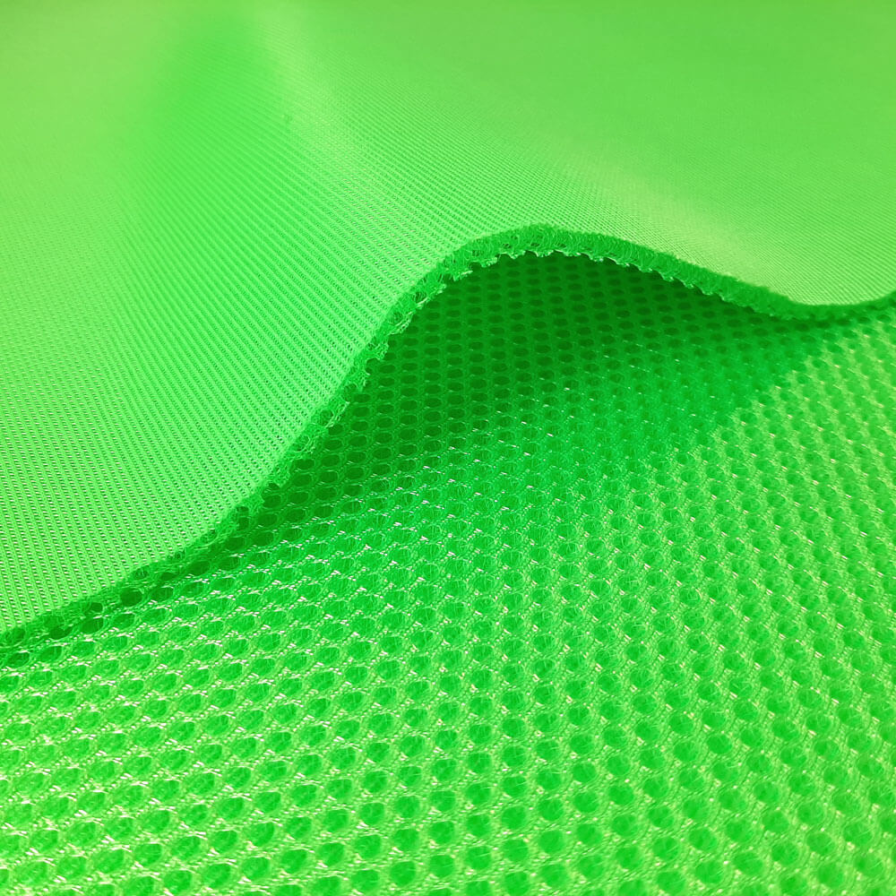 Air Mesh - OEKO-TEX® 3D Mesh - Fluorescent green (EN 20471)